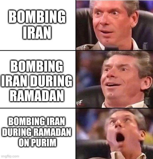 It's almost Purim by the way...