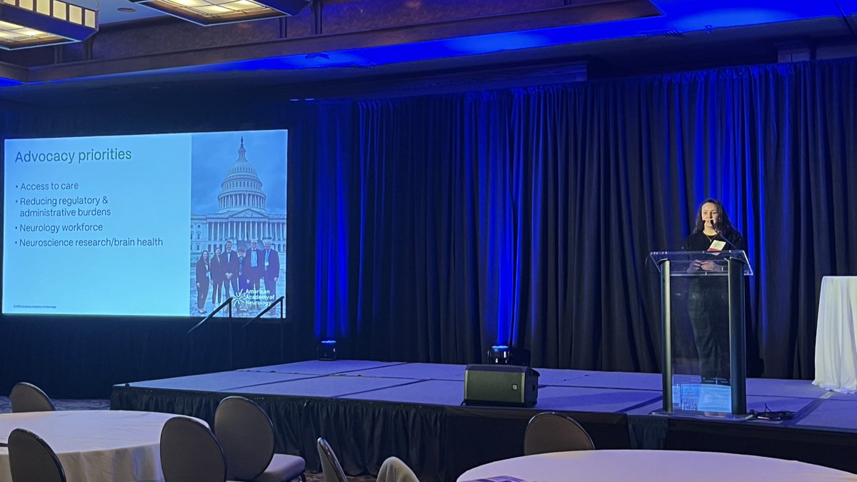 Happy to rep #AANadvocacy with the Advocacy Update at the North Carolina Neurological Society annual meeting.