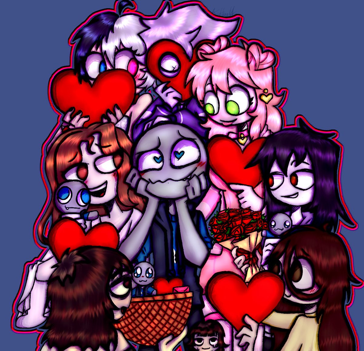 AAAHH!! I DONT CARE  it's ALREADY the end of the month, i HAD to finish this (i didn't wanted to leave anyone aside so that's why it also took me so long LmaO)  

#YBG #YourBoyfriendGame #YourBoyfriendPeter #YourBoyfriend #YourBoyfriendfanart #peterdunbar #yourboyfriendgamepeter