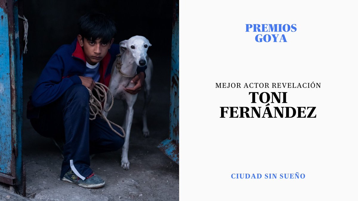 Nessrin_eb's tweet photo. Toni Fernández gana el Goya a mejor actor revelación por “Ciudad sin sueño”. Merecido! @PremiosGoya #ciudad #sinluz #sinsueño https://t.co/ZDTXWSqu8E