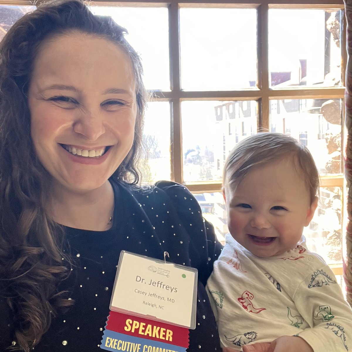 Hanging out in Asheville at NCNS with my #FutureNeurologist!
