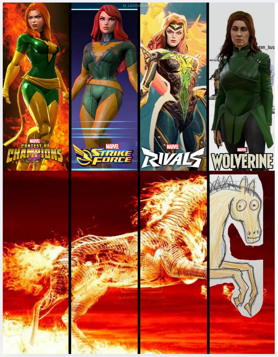 Apariciones de Jean Grey desde 2020.