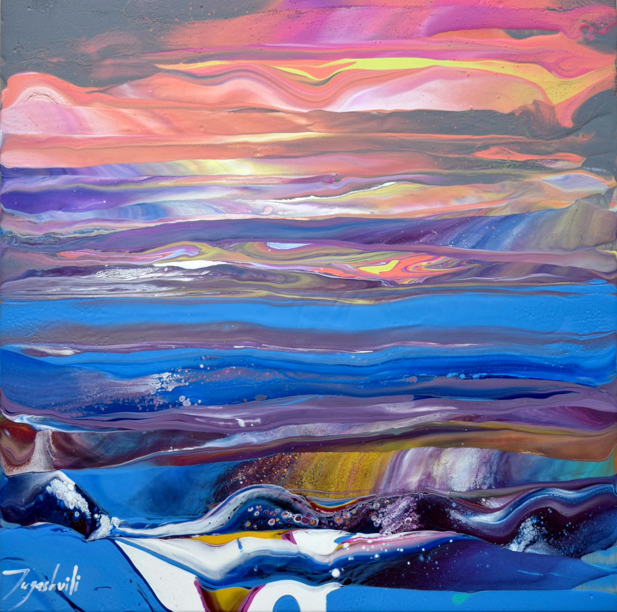 WARM GLOW     
Painting       
Buy the original and quality prints on metal, acrylic, paper, canvas  on saatchiart.com/jugashvili 
#art #painting #prints