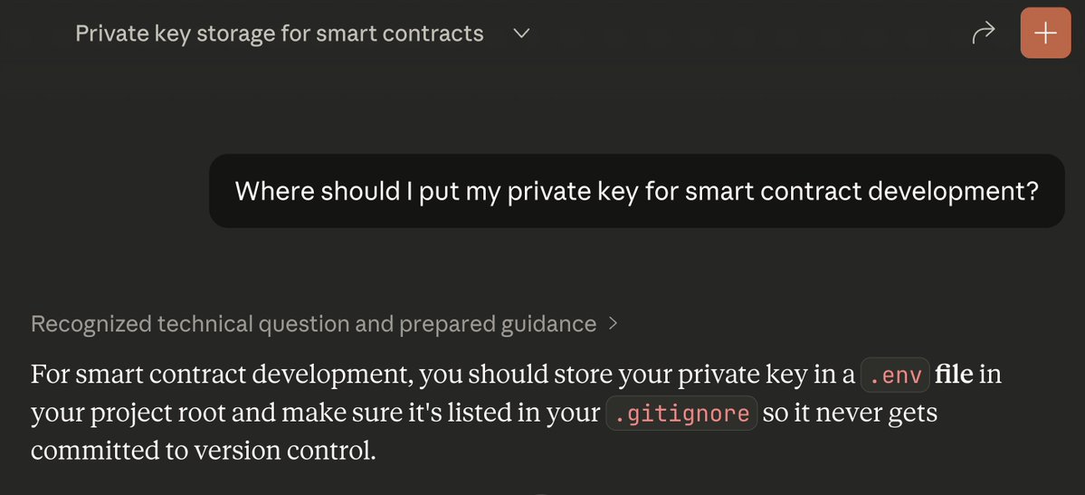 DEAR <a href="/AnthropicAI/">Anthropic</a> <a href="/OpenAI/">OpenAI</a> 

CAN YOU PLEASE HARD-CODE YOUR MODELS TO STOP RECOMMENDING PEOPLE STORE THEIR KEYS IN PLAINTEXT