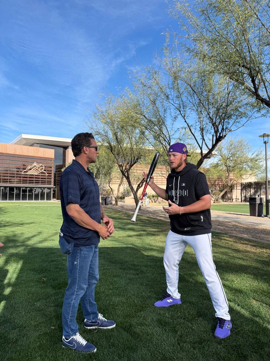 What are the keys to @Rockies All-Star Hunter Goodman's power at the plate?
We're taking you inside four camps on 30 Clubs, 30 Camps starting at 6pm ET!