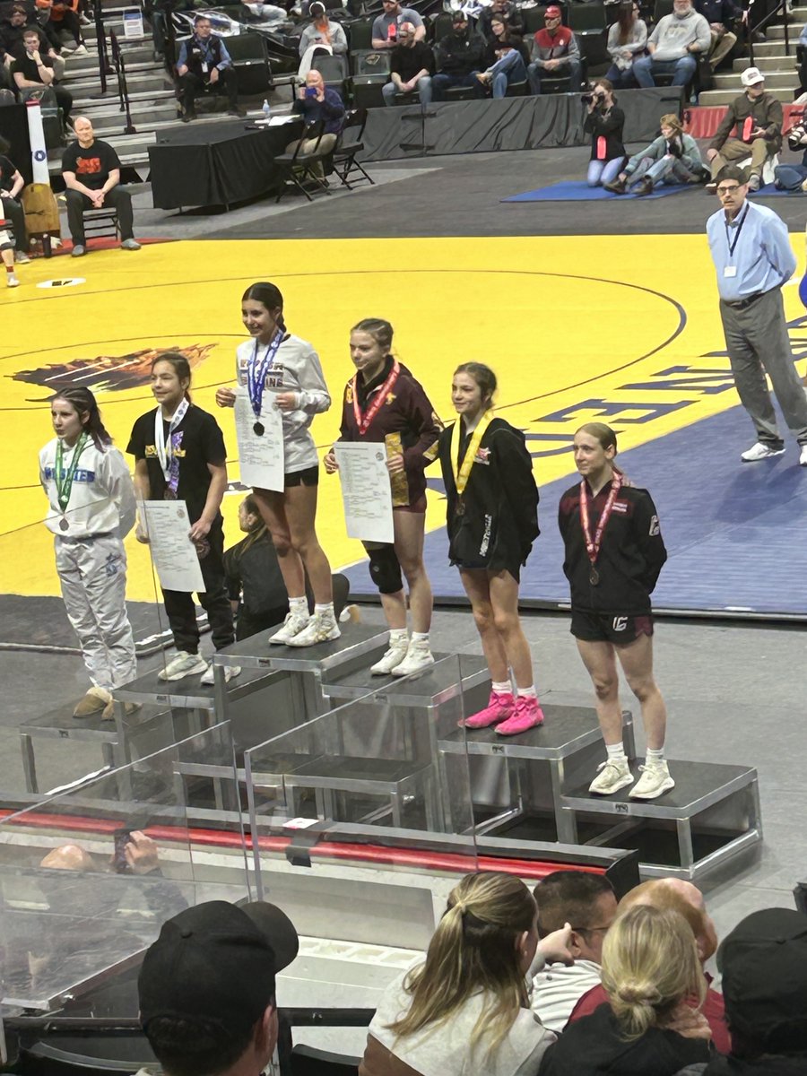 GaryRevenig's tweet photo. Congrats to Phoebe Morris on earning All State and finishing in 4th place! Way to go! https://t.co/SpYHe87eV4
