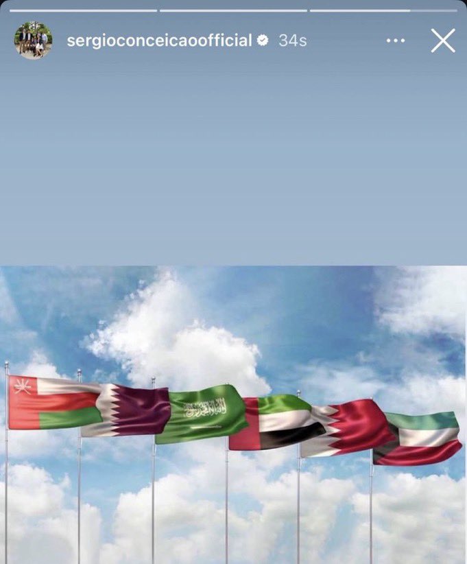 🚨🚨🚨 سيرجيو كونسيساو يتفاعل مع احداث اليوم عبر #انستقرام 

#الاتحاد