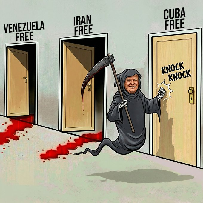 🚨El mejor presidente de la historia mundial
<a href="/realDonaldTrump/">Donald J. Trump</a>
continúa liberando países y derrocando dictadores en todo el mundo.
Apoyas a #Trump ❓
Responde
A. Absolutamente
B. No
📷#VenezuelaLibre #IranWar #CubaLibre