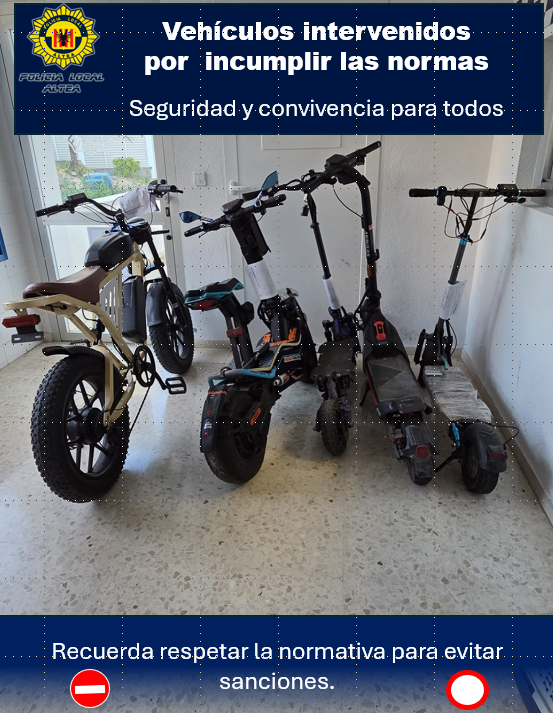 PoliciaAltea's tweet photo. Expectativa vs. Realidad: El "juguetito" que terminó en el depósito. 🚫🛴

Pensar que las normas son opcionales sale caro. Si corre a más de 25 km/h o no tiene certificado de la DGT, no es un VMP

No dejes que tu inversión acabe acumulando polvo en el almacén municipal. 👇 https://t.co/J1V4xU9wbs