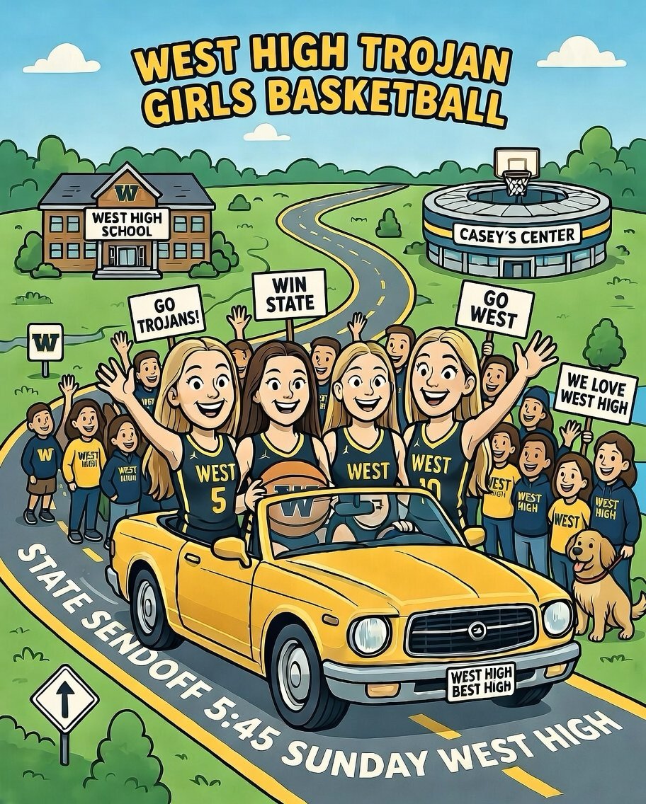 WestGBB's tweet photo. Line up on the sidewalk behind the school! https://t.co/uGWUwMxPBf