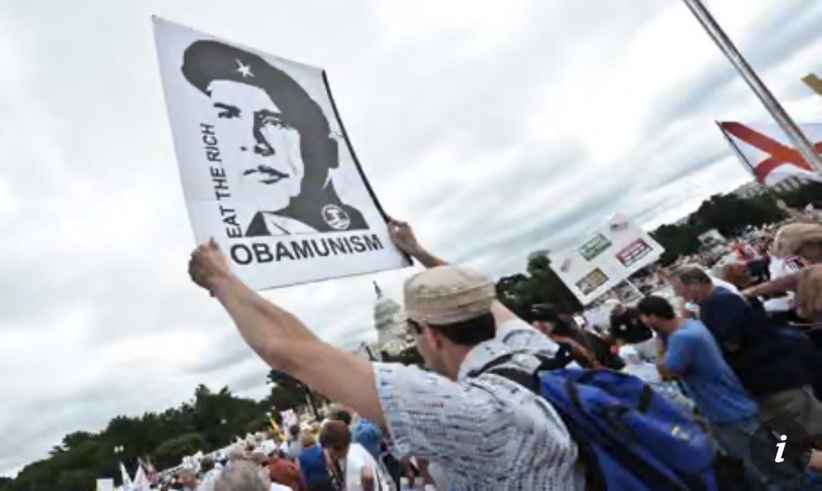 The “don’t tread on me” anti-government protesters were out in full force after Barack Obama got elected. 

Where are they now?