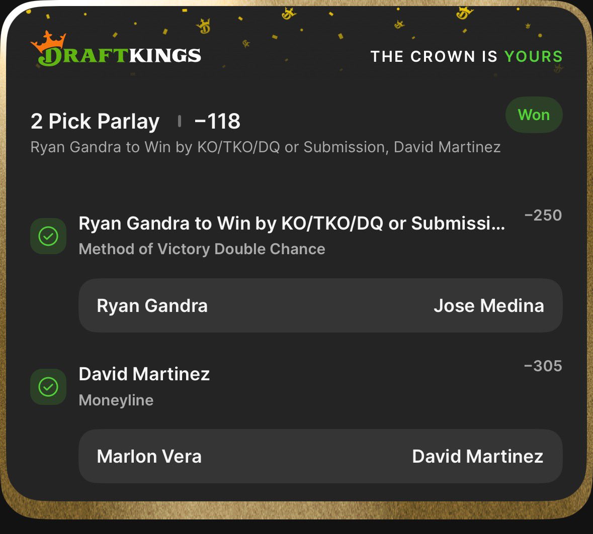 UFC MEXICO WAS A HUGE SUCCESS FOR THE MEMBERS <a href="/PlaymakerDirect/">Playmakers Directive</a> 

💰4, 1unit plays all cash 

❗️Went 4-1 only missing the long shot of the night by one leg 
📱 join <a href="/PlaymakerDirect/">Playmakers Directive</a> today, Dm me for a special discount code