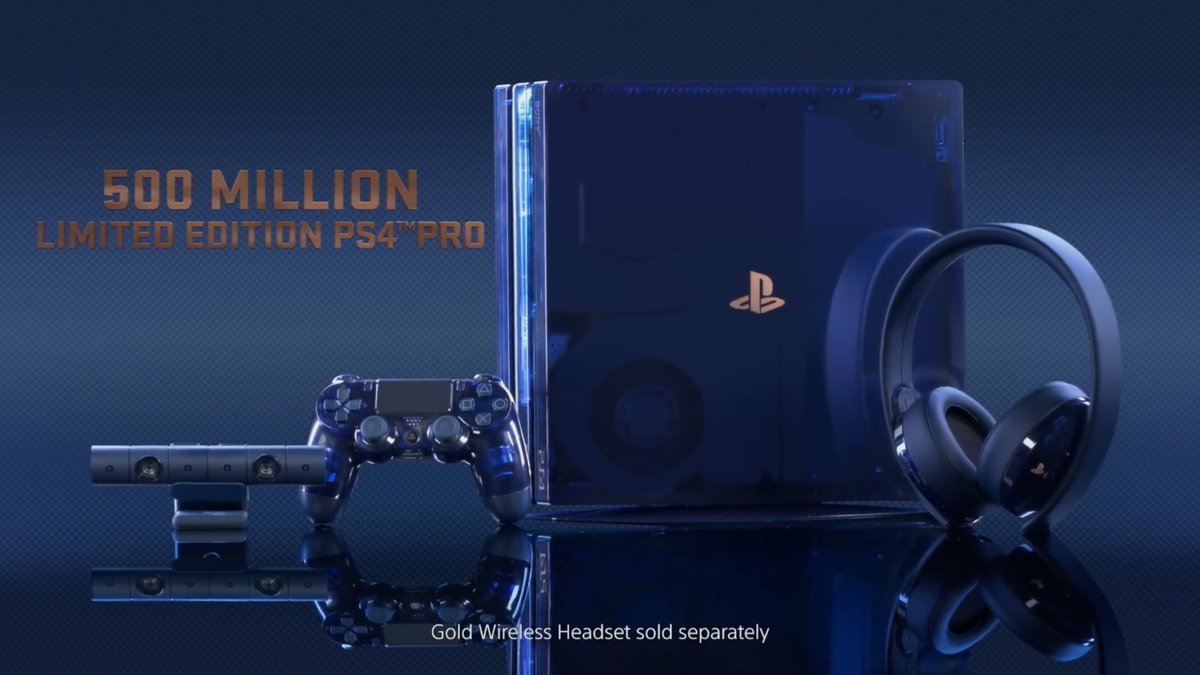 NikTek's tweet photo. Wish Sony made a limited edition PS5 Pro like they did with the 500 million limited edition PS4 Pro

This thing was beautiful https://t.co/VQ5IDjgLDH