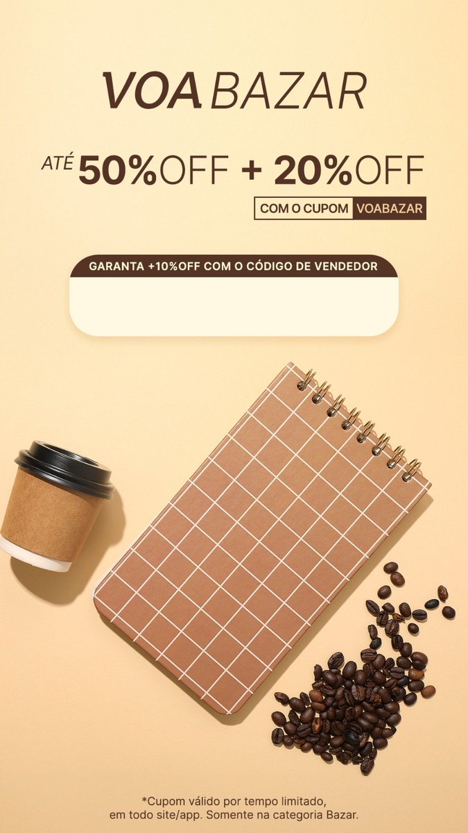 Só com o meu código você tem 10%. Acesse o link abaixo e finalize sua compra no meu código: C2067.