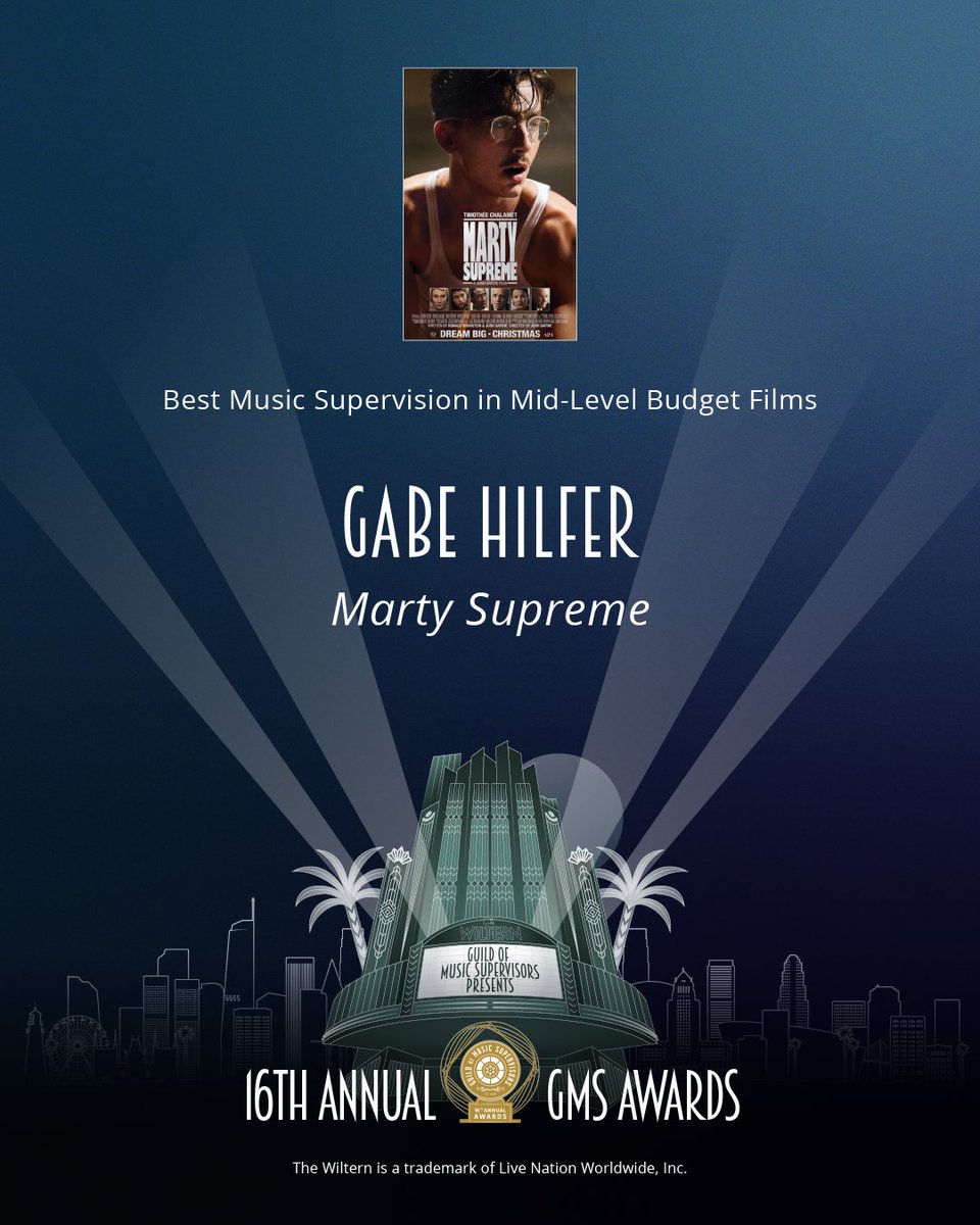 Guild Of Music Supervisors tweet media