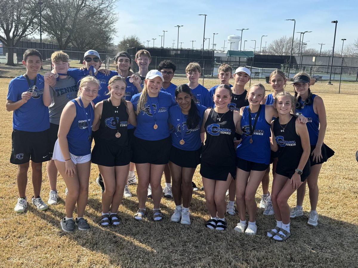 Our Annual Centennial HS Spring Tennis Tournament this week was a success! We welcomed 14 JV and 15 Varsity teams and put on 360 matches in two days! 🎾☀️
Spartan Varsity Tennis Team brought home 7 medals and JV- 9 medals. Go Spartans!