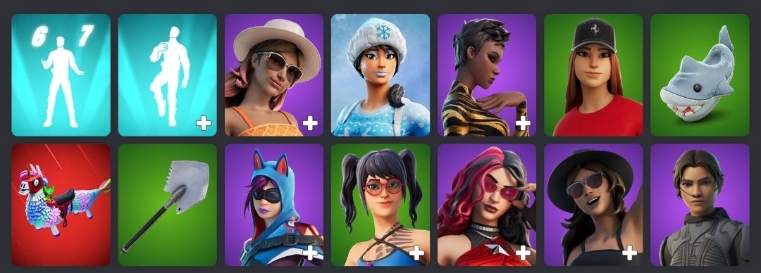 chaincoree's tweet photo. @FortniteFNLK any of those are coming?? https://t.co/f5xLgHTRaw