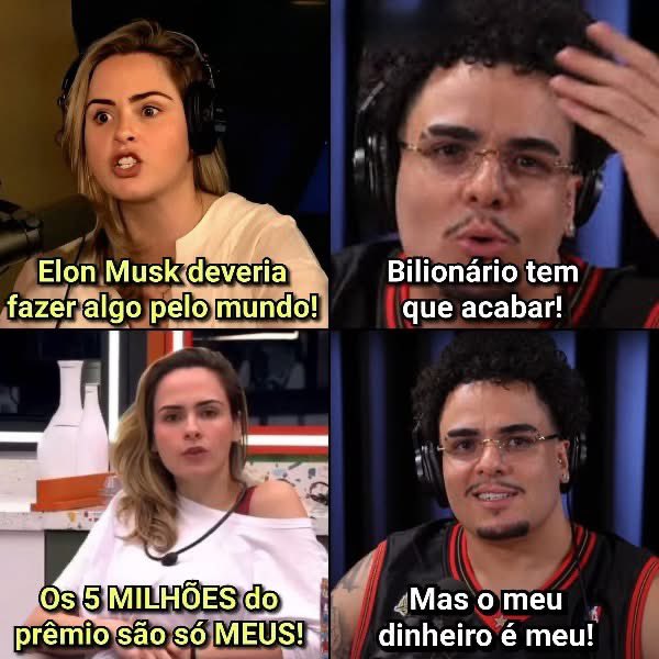 Normalmente quem faz essas críticas tem muito e não faz nada pra ajudar ninguém!