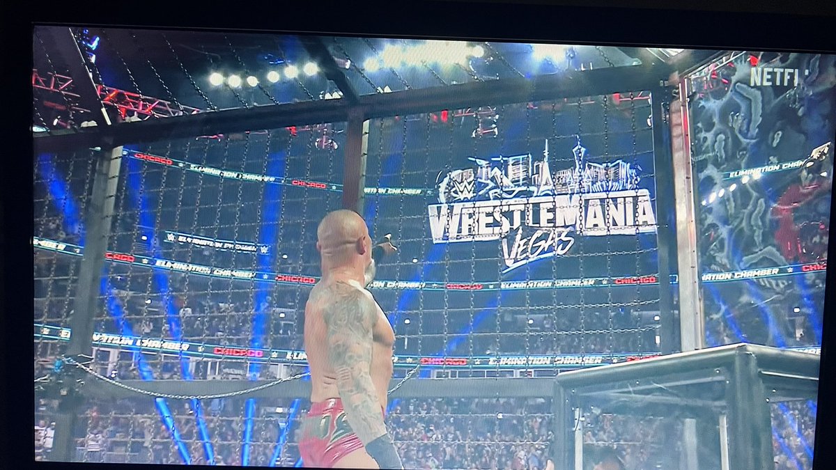 BryanJCorrea's tweet photo. Como me da vida ver a Randy Orton ganar y en las estelares. Lo más probable es que sea triple amenaza en Wrestlemania. 

Drew vs RKO vs Cody 
#EliminationChamber https://t.co/jpfB8rKEVG