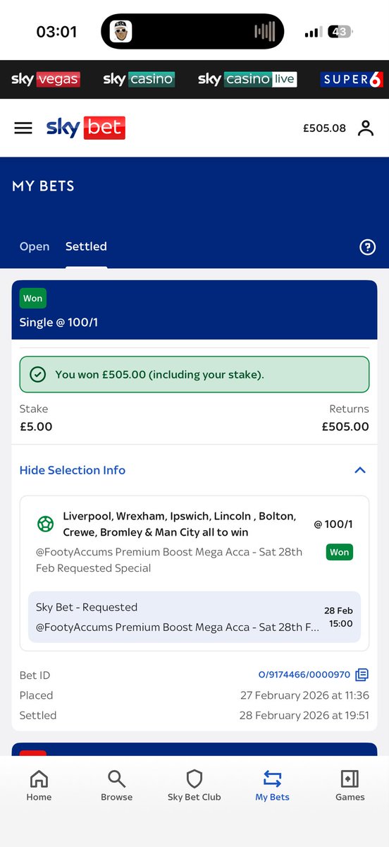 Just logged into my account and seen this, what a buzz🤩