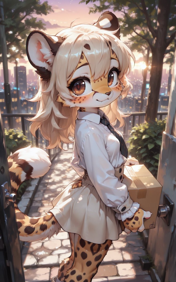 #FurryArt #AIArt #MagniciaOC