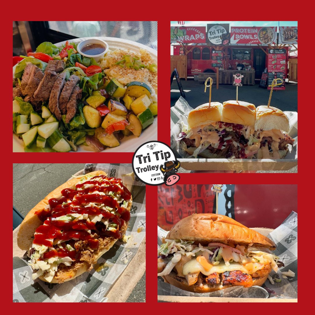 TriTipTrolley's tweet photo. The Tri Tip Trolley is an attraction — one that enhances business promotions and special gatherings. https://t.co/VlRO35AwNk https://t.co/v4uwo4C511