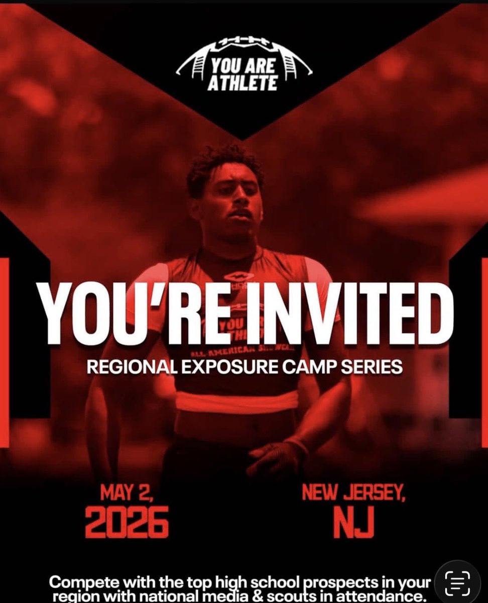 Nick_Craig42's tweet photo. Thank you to @youareathlete for inviting me to there New Jersey regional exposure camp may 2nd @learybrian1 @TopPreps @PrepRedzone https://t.co/3oV6wScfie