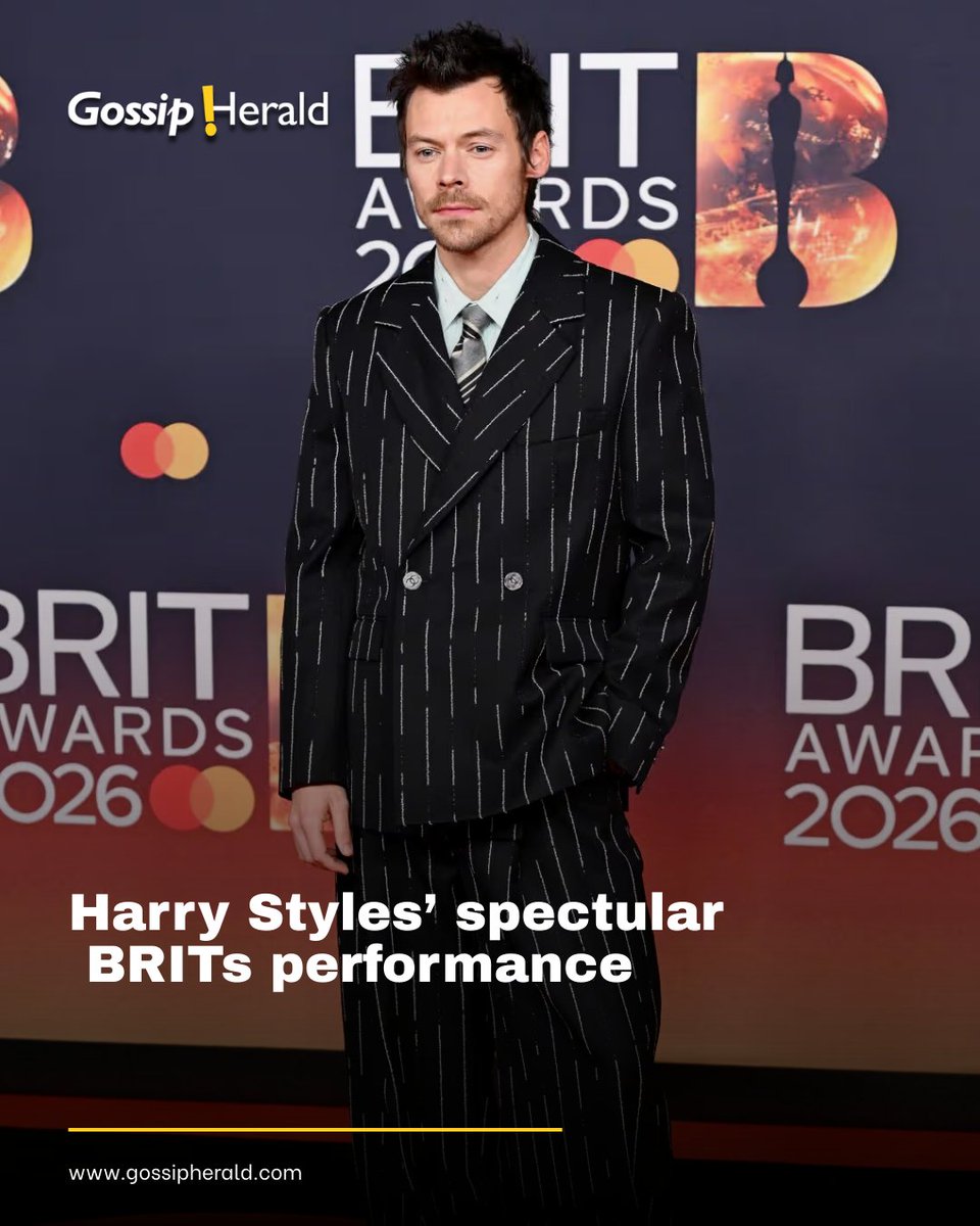 Gossip_Herald's tweet image. Harry Styles took the stage at Manchester’s Co‑op Live and delivered the first-ever live performance of “Aperture”.

#EntertainmentUpdate #MusicNews #PopCulture #TrendingNow #gossipherald