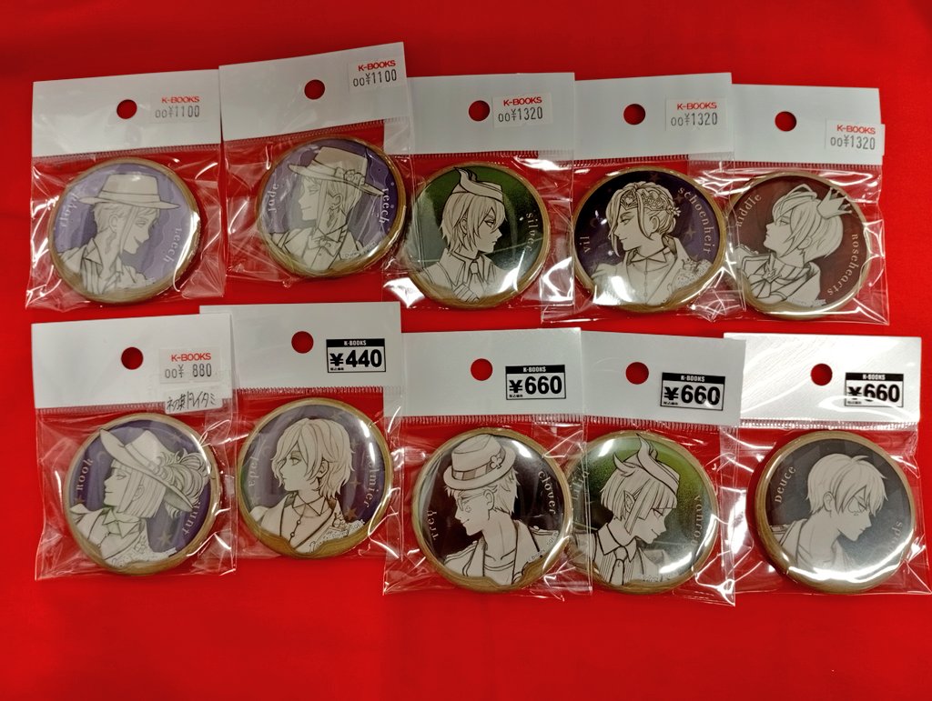 入荷情報】 ツイステッドワンダーランド ROMANシリーズ 缶バッジ