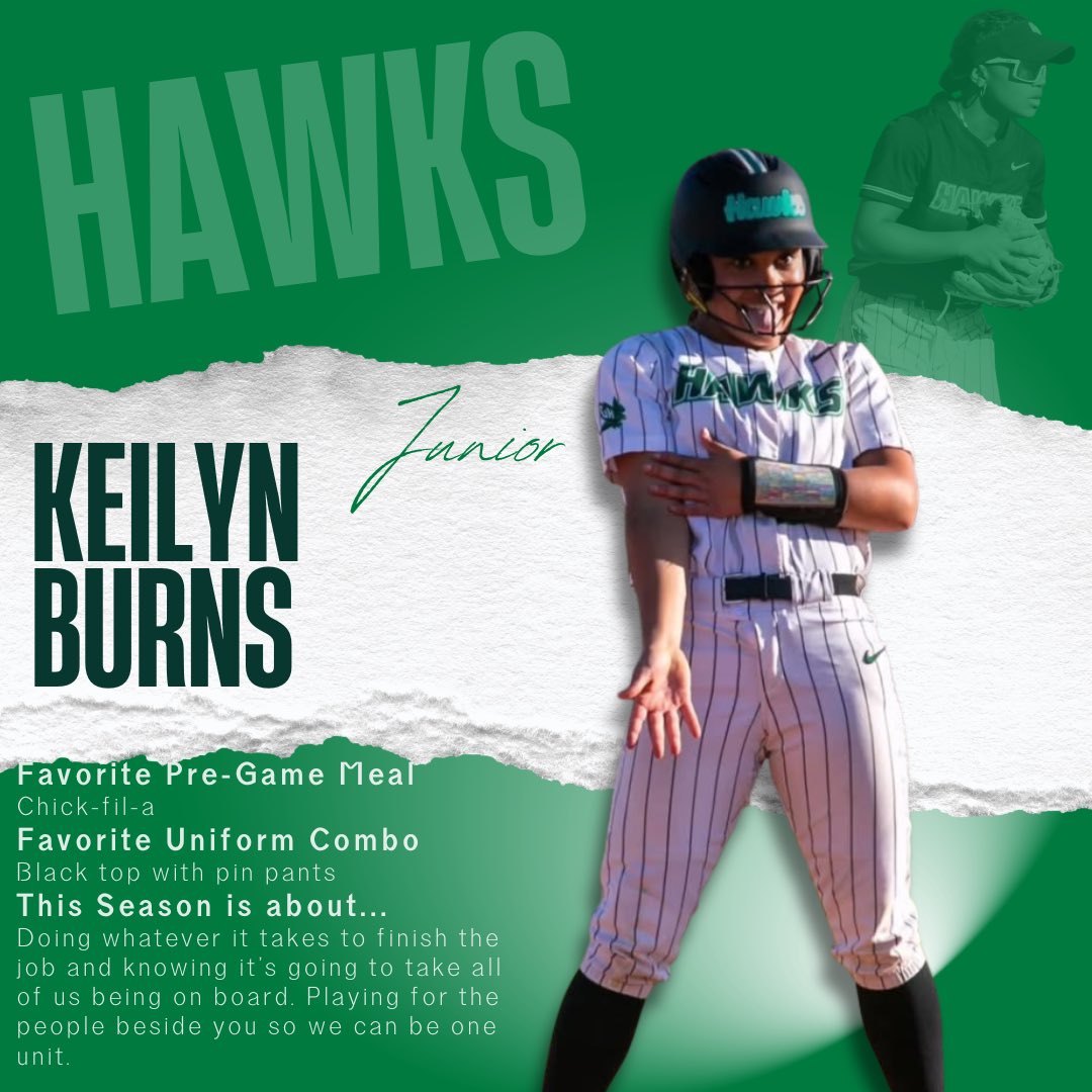 GreenHillHighSB's tweet photo. We are 2 days out from first pitch! 

Today we introduce OF, Keilyn Burns. Kei brings speed, power &amp; athleticism to our line-up. Her work ethic, genuine personality and heart to be the best while doing what’s best for others helps our team fuction as one!

#SoWeGo #BuildTheHill https://t.co/S1ulJVyFdC