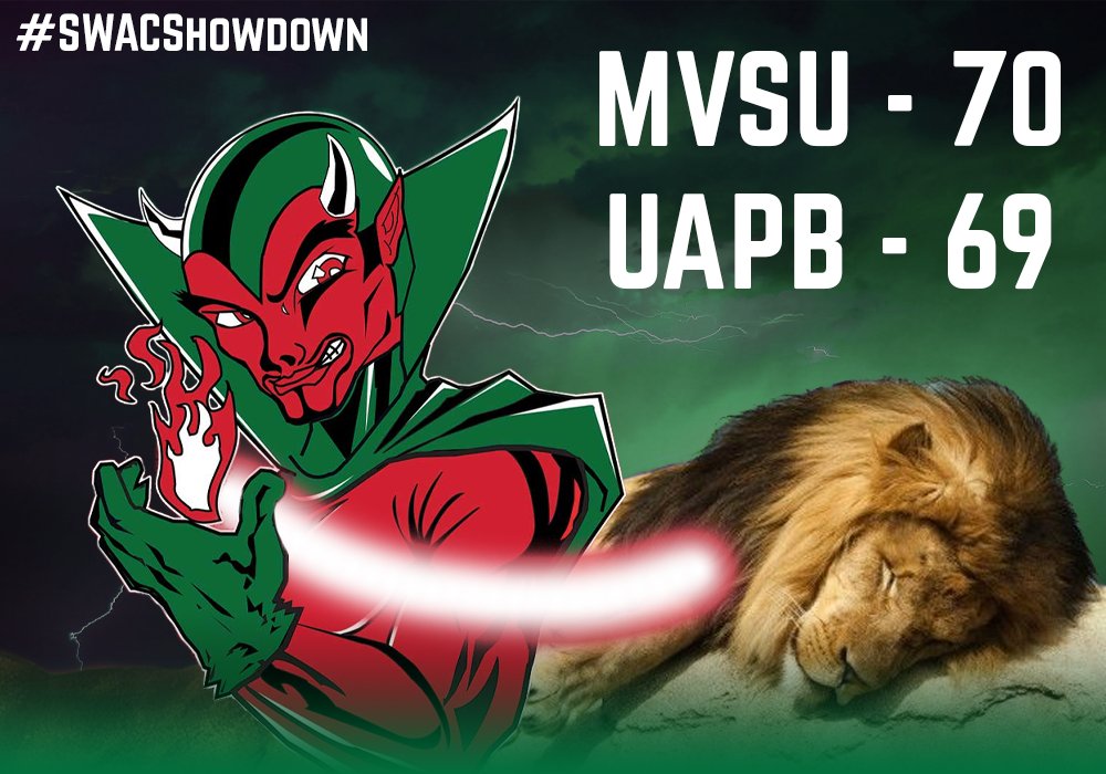 MVSUMBB's tweet photo. Sorry to ruin your seeding...ππ #SWACShowdown https://t.co/FeMklnLGc2