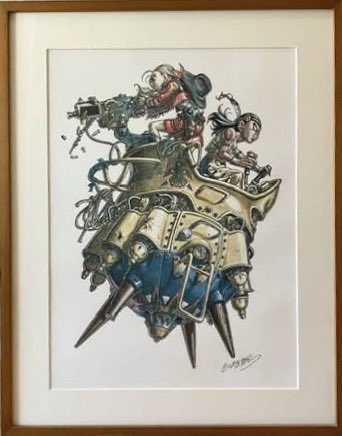 今、思えばこの複製原画を手にする事が出来たのは幸運だった！ 展覧会