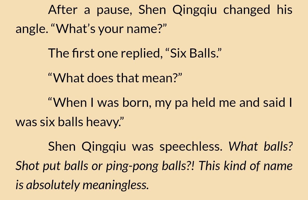 i think a lot about six balls from svsss. i wonder how he's doing. i hope he's well