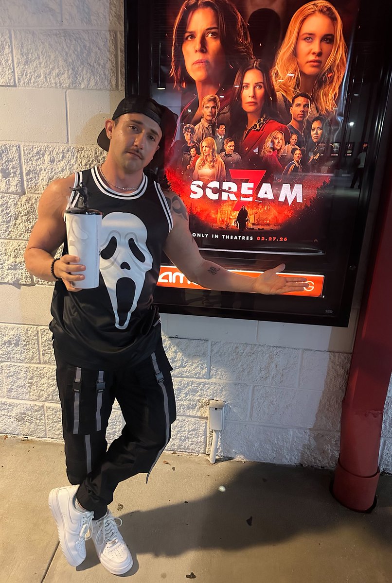 adrians_back's tweet photo. #Scream7 was great. I’d give it a solid 8.5/10
            ➡️SPOILER ALERT⬅️
🔪Neve Campbell served as always ❤️‍🔥
🔪Loved the idea of AI showcasing the past ghost faces at the end and primarily using Stu 🔪
🔪Minus some points bc I felt they should have had Billy and Jill in the AI montage. ❤️‍🩹
🔪Killers were mid to be honest. Personally, The best ghost faces were the ones that had some direct tie in with Sydney or some connected reasoning. (Not just that they’re insane lol).🤷🏽‍♂️
🔪Kills were so good and creative in this 🔪movie(Probably the most brutal for a Scream Film)
🔪My favorite kill: Hannah while rehearsing as the fairy. Imagine being taken out dressed as a fairy princess while dangling on a harness 💀 (Homegirl did not deserve tythat at all)

Overall, I really enjoyed this movie a lot. I already wanna see it again 🤪

✨I hope y’all had the same theater experience when Gale reveled herself. The energy from our crowd was lit✨