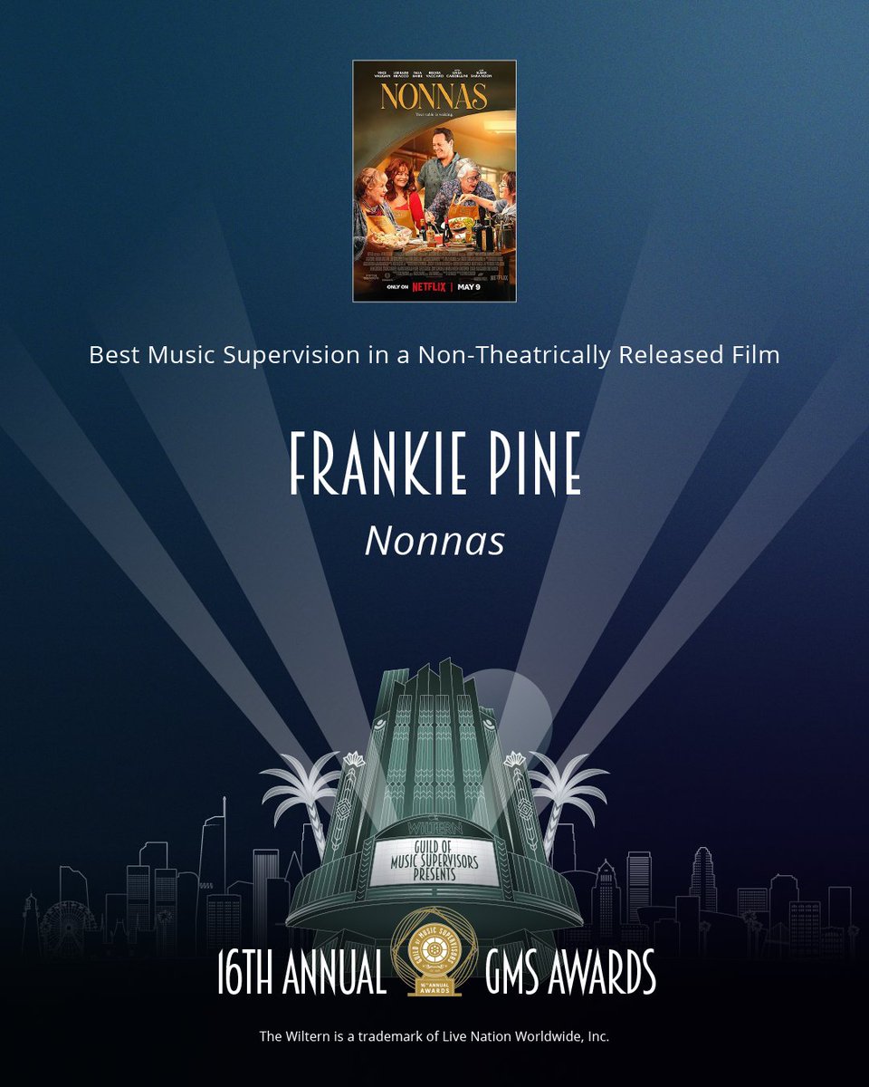 guildofmusic's tweet photo. Congratulations to Frankie Pine @WhirlyGirlMusic on the Best Music Supervision in a Non-Theatrically Released Film win! https://t.co/fSIRSNygwk