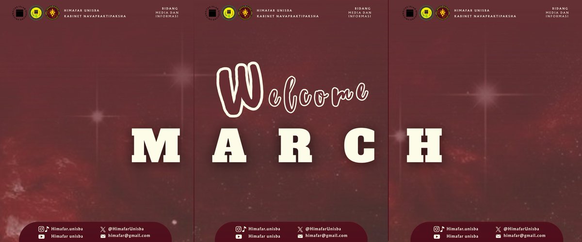 [WELCOME MARCH]
“May every step you take lead you toward a more fulfilling life.”