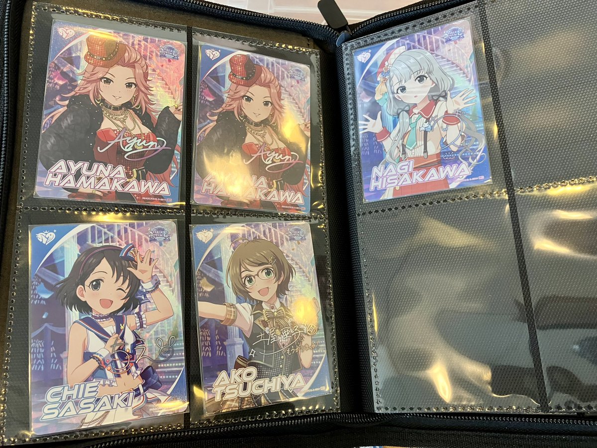 trade4me56's tweet photo. カードフォリオシンデレラガールズvol.3

【求】
CGR夏樹、李衣菜

【譲】
CGRまゆ千佳美玲美世聖來瑠美輝子亜季凪千枝亜子愛結奈

しばらく会場周辺にいると思います。
お気軽にお声がけください https://t.co/32ffbgLHs8