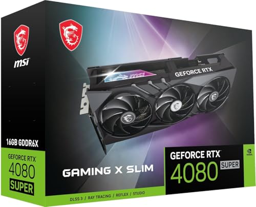Amazon [$1,211.93]: MSI GeForce RTX 4080 Super 16G Gaming X Slim