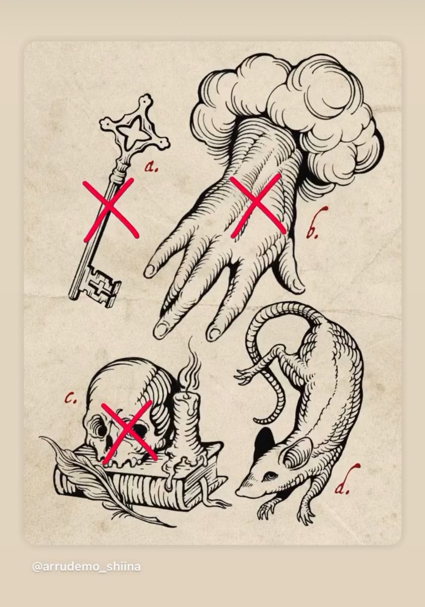 Tattoo flash】 彫師シイナのタトゥーフラッシュ 残り1つのみとなって