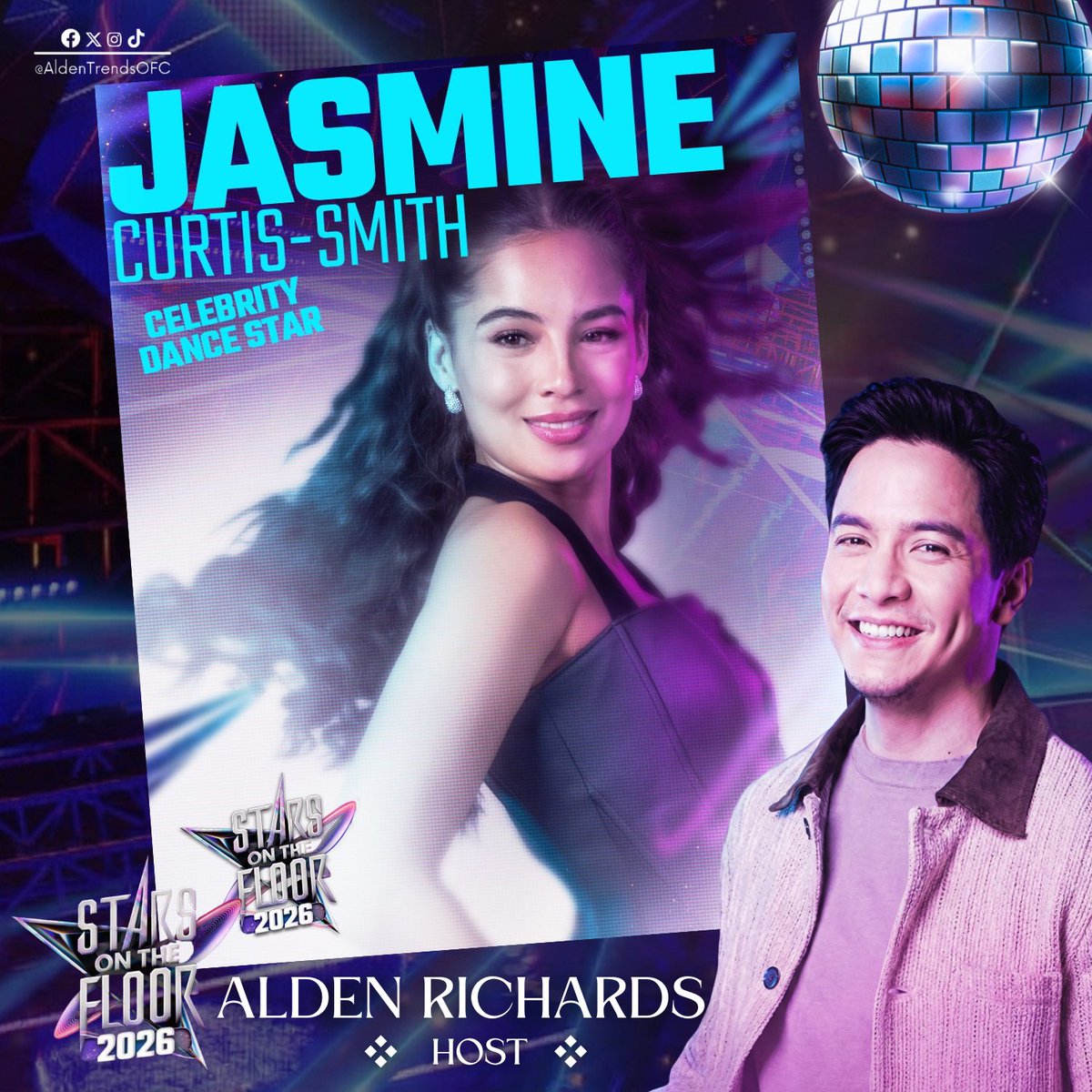 JASMINE CURTIS-SMITH ❤️‍🔥

An award-winning actress and now set to transform choreography into pure storytelling, turning every routine into a cinematic moment.

See her dance with passion and heart in every move!

<a href="/aldenrichards02/">Alden Richards</a>  <a href="/SOTF_GMA/">Stars On The Floor</a> 
#SOTFCollabHataw
#ALDENRichards