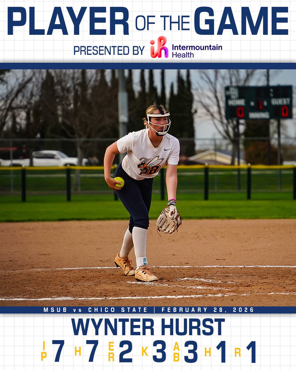 MSUB Softball tweet media