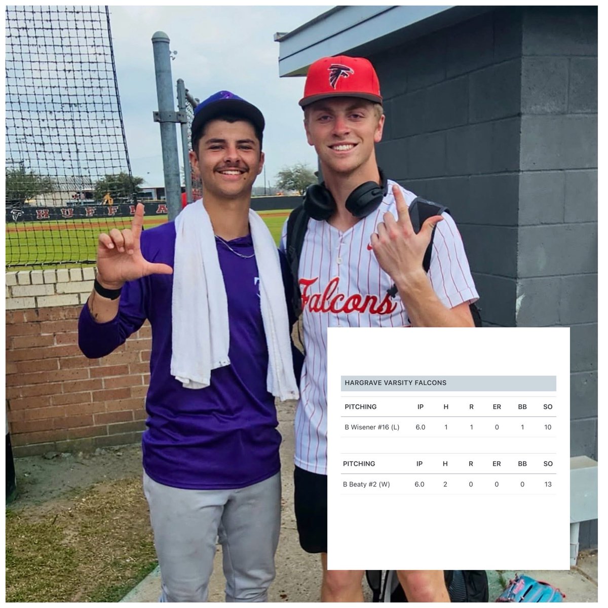 TxHS_Baseball's tweet photo. Braxton Beaty (Angleton) vs Braydon Wisener ( Huffman-Hargrave) both LSU commits
Angleton wins 1-0
Braxton Beaty 6IP,  13 SO
Brandon Wisner 6 IP, 10 SO
@Bbeaty02 @BraydonWisener @FalconsHuffman @AngletonBSB https://t.co/ONwN7EiVza