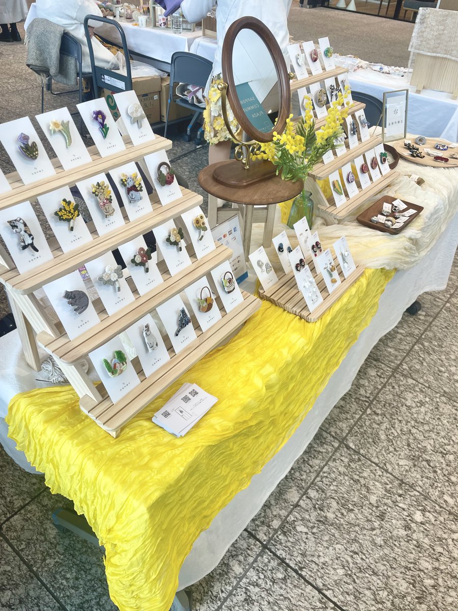 #ミモザの日マルシェ
11:00〜18:00までお待ちしています🌿