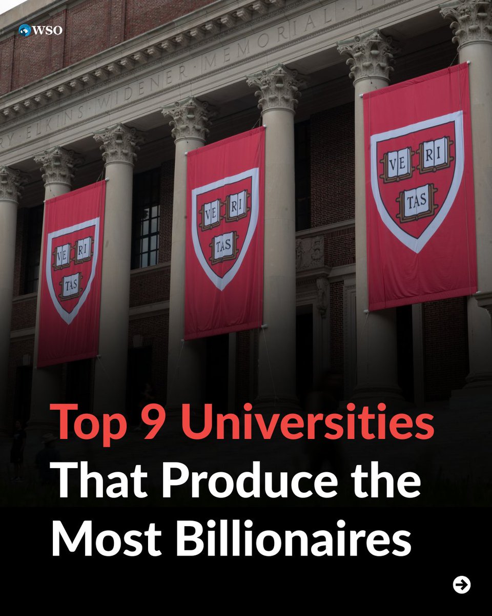 WallStreetOasis's tweet image. 🎓 These 9 schools dominate billionaire rankings. Is yours on the list? 👇 
------
🚀 Thousands of students have gone from zero to investment banking offers with WSO Academy. 

🔥 Why not you next? 🎯 Apply to WSO Academy now &amp;gt;&amp;gt;&amp;gt; 🔗 wallstreetoasis.com/academy/applic…

#harvard #stanford