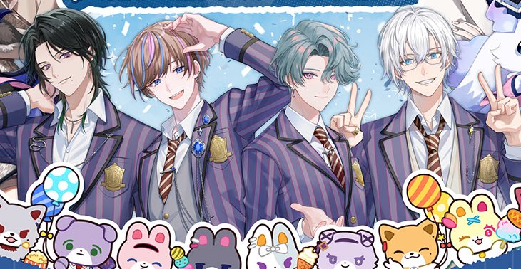 zeal being the only one without a tie of course