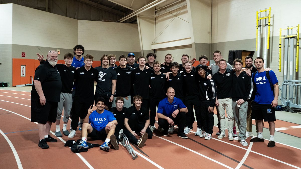 #4 GVSU finished second at the NCAA Super Region 3 tournament with 140.5 points. Qualified a region-high 8 wrestlers for the NCAA Division II National Championships. Toughest 1-day collegiate sporting event. 

gvsulakers.com/news/2026/2/28…

#AnchorUp | #ReadyForMore