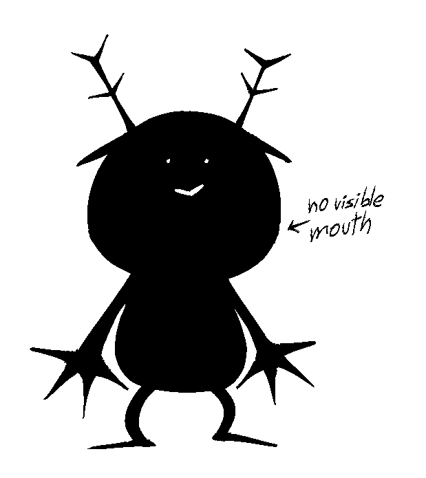 i really love this mime design!! but without his clothes and makeup he would look like this.....