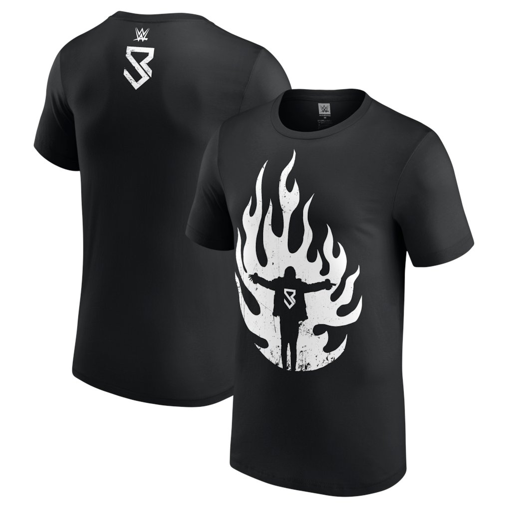 Black Seth Rollins Flames T-Shirt #SethRollins #TeamRollins 

Available at <a href="/WWEShop/">WWEShop.com</a>: shop.wwe.com/en/v107943-wwe…