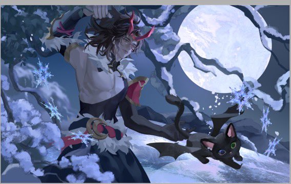 与月追逐 tweet media