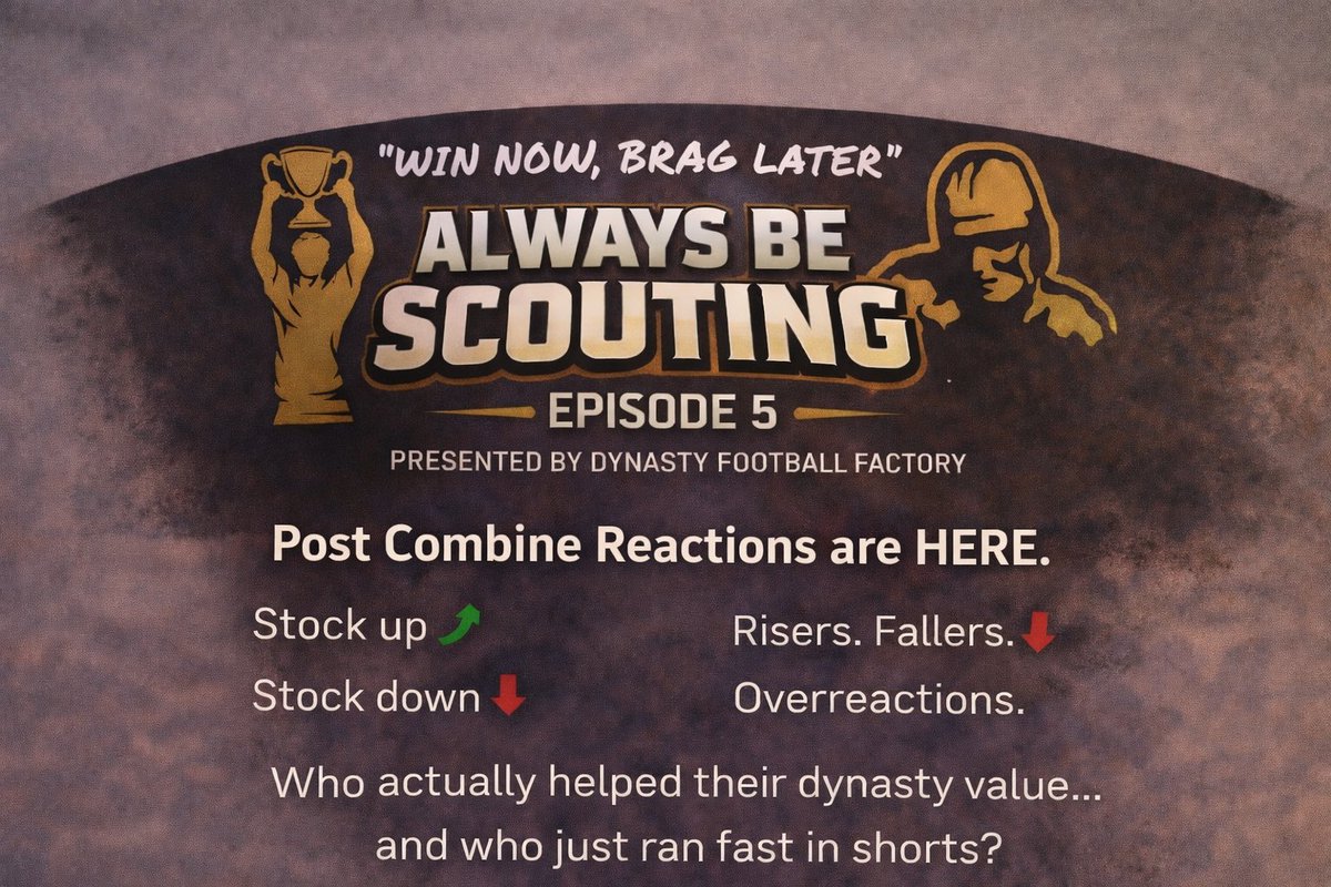 Always Be Scouting Show ⚙️ tweet media